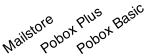 Mailstore - Pobox Plus - Pobox Basic